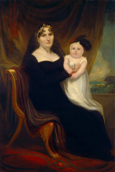 Madre e hijo, c. 1810 de Unbekannt