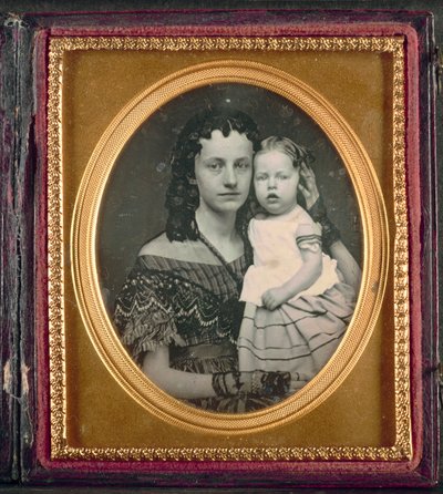Madre e hijo, c. 1855 de Unbekannt