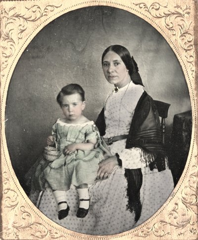 Madre e hijo, c. 1860 de Unbekannt