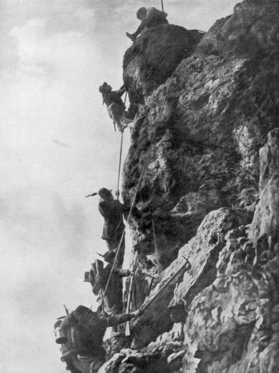 Monte Nero, meseta de Karst, Segunda Batalla del Isonzo, Primera Guerra Mundial, 1915 de Unbekannt