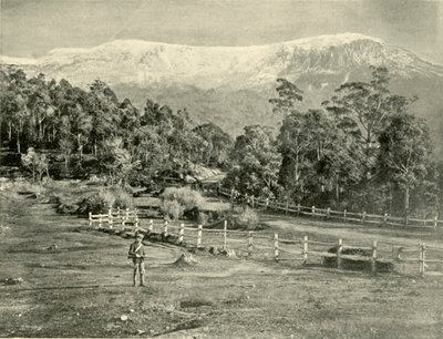 Monte Wellington, desde el Camino Huon, 1901 de Unbekannt