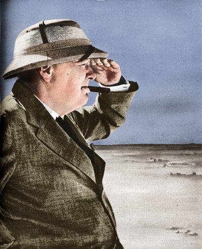 El Sr. Churchill espía al enemigo, 1943 de Unbekannt