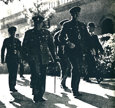 El Sr. Churchill visita Teherán, Persia, 1 de diciembre de 1943 de Unbekannt