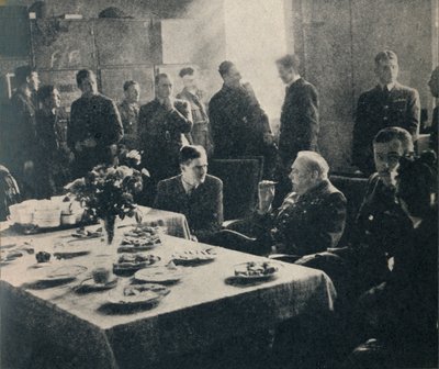 Sr. Churchill con la R.A.F. - 615 Escuadrón de Caza, 1940s, 1945 de Unbekannt