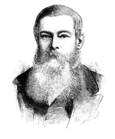 Sr. J. H. Brand, Presidente del Estado Libre de Orange, c. 1880 de Unbekannt