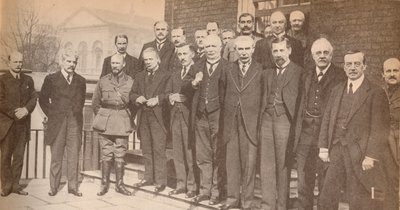Sr. Lloyd George, Primer Ministro, y algunos de sus colegas en 1917, c1917, 1935 de Unbekannt