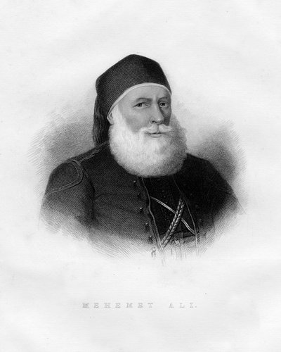 Muhammad Ali Pasha, virrey de Egipto, siglo XIX de Unbekannt