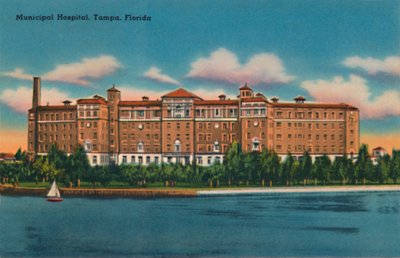 Hospital Municipal, Tampa, Florida, c1940s de Unbekannt