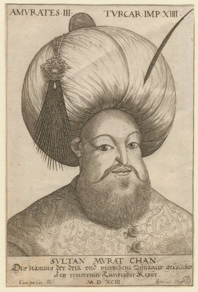 Murad III 1546-1595, Sultán del Imperio Otomano, 1593 de Unbekannt