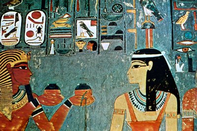 Mural de las Tumbas de los Nobles, Tebas, Luxor, Egipto de Unbekannt