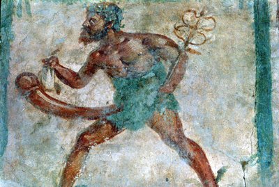 Mural de Mercurio, Pompeya, Italia de Unbekannt