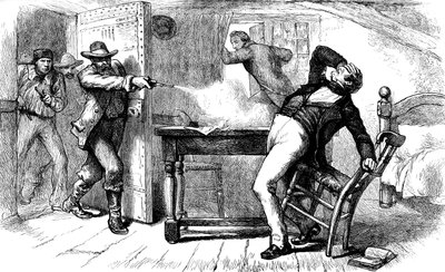 Asesinato de Joseph y Hyrum Smith, 1844 c1880 de Unbekannt
