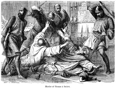 Asesinato de Thomas a Becket, 1170 de Unbekannt