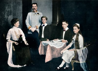 Archiduque Francisco Fernando asesinado con su esposa e hijos, c1910 de Unbekannt