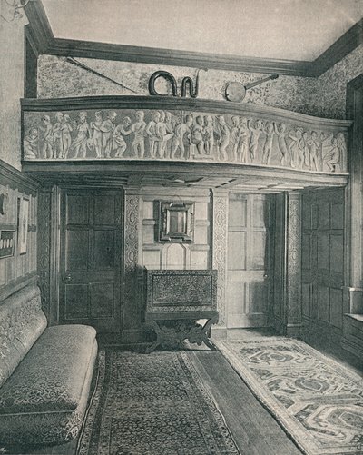 Galería de Música con escultura, c. 1893 de Unbekannt