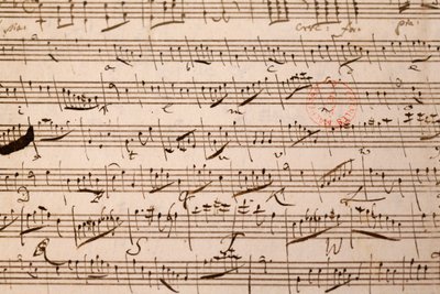 Partitura musical, Wolfgang Amadeus Mozart, París, Francia de Unbekannt