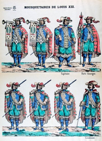 Mosqueteros de Luis XIII de Unbekannt