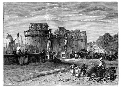 Nantes, en el Loira, Francia, c1890 de Unbekannt