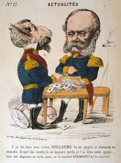 Napoleón III de Francia y Guillermo I de Prusia, Guerra Franco-Prusiana, 1870-1871 de Unbekannt