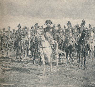 Napoleón y su estado mayor, 1896 de Unbekannt