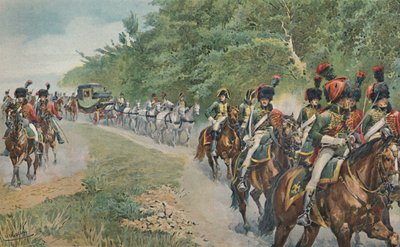 Modo de viajar de Napoleón, c. 1800, 1896 de Unbekannt