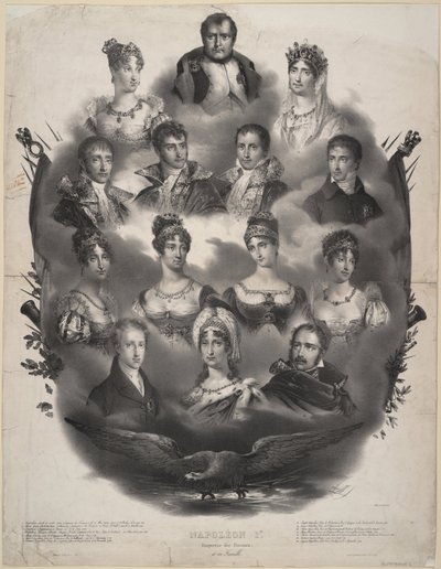 Napoleón I. Bonaparte y su Familia, 1832 de Unbekannt