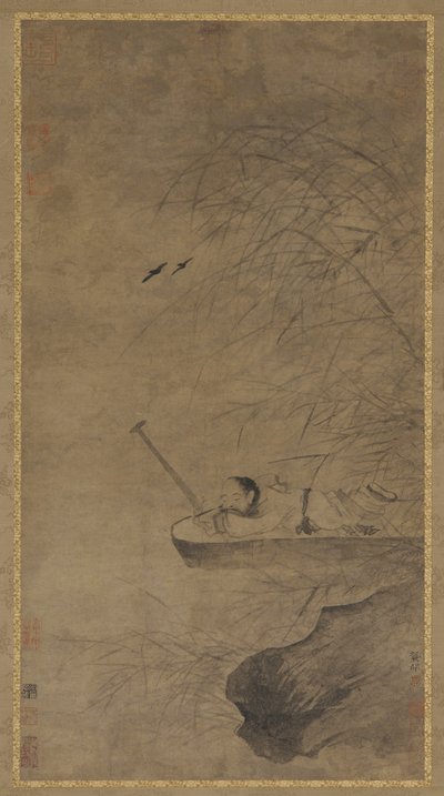 Durmiendo bajo juncos de agua, siglo XVI de Unbekannt