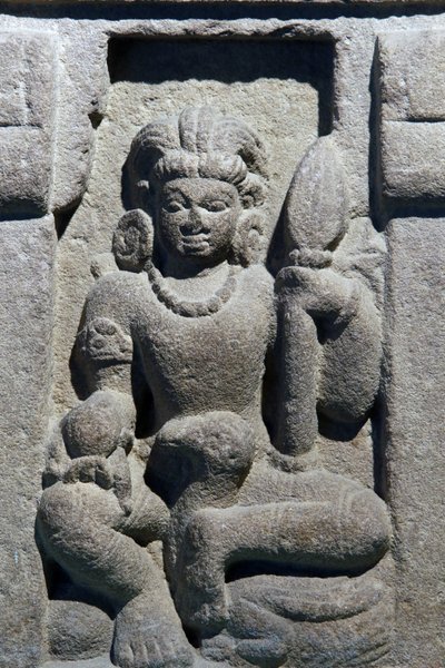 Museo Nacional de India, Delhi. Karttikeya. Gupta, siglo VI d.C., Varanasi (Uttar Pradesh). Piedra. Detalle. India de Unbekannt