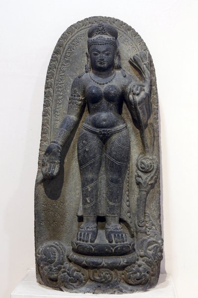 Museo Nacional de India, Delhi. Tara. Pala, siglo VIII d.C., Bihar. Piedra. India de Unbekannt