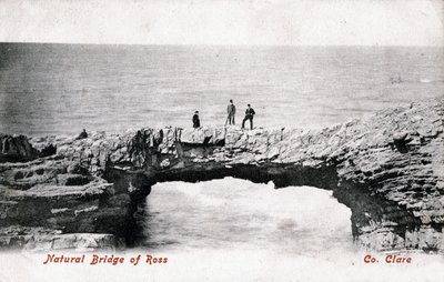 Puente Natural de Ross, Condado de Clare, Irlanda, 1906 de Unbekannt