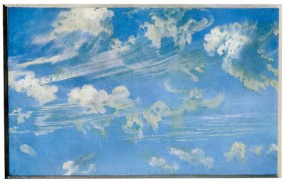 Naturaleza: estudio de nubes, c. 1822 de Unbekannt