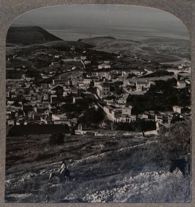 Nazaret y el Monte de la Precipitación, c1900 de Unbekannt