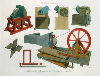 Equipo para hacer agujas, 1819 de Unbekannt