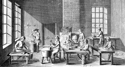 Taller de fabricación de agujas de Unbekannt