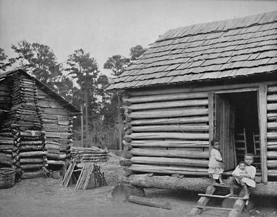 Cabañas de Troncos de Negros, Thomasville, Georgia, c.1897 de Unbekannt