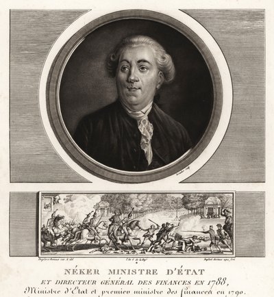 Jacques Necker, ministro de estado y director general de finanzas de Unbekannt