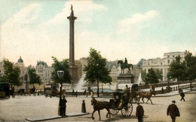 Columna de Nelson y Trafalgar Square, Londres, 1906 de Unbekannt