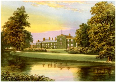 Netherhall, Cumbria, hogar de la familia Pocklington-Senhouse, c1880 de Unbekannt
