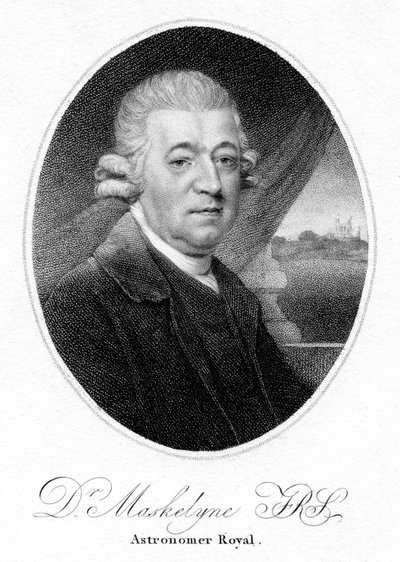 Nevil Maskelyne, astrónomo inglés, 1804 de Unbekannt