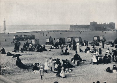 New Brighton - Mostrando el Puerto y el Faro, 1895 de Unbekannt