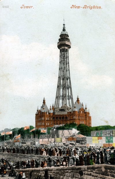 Torre de New Brighton, Wallasey, Cheshire, c1898-c1921 de Unbekannt