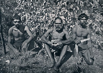 Aborígenes de Nueva Gales del Sur - Rey Billy y sus A.D.C.s, c1900 de Unbekannt