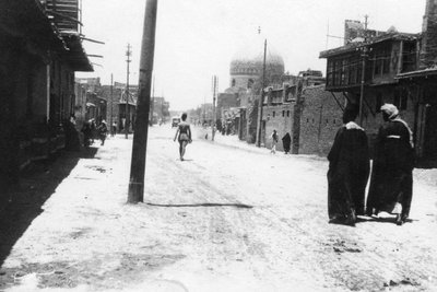Calle Nueva, Bagdad, Mesopotamia, Primera Guerra Mundial, 1918 de Unbekannt