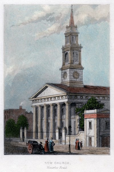Nueva iglesia, Waterloo Road, Londres de Unbekannt