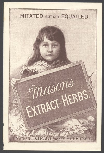 Extracto de hierbas de Newball & Mason, 1890s de Unbekannt