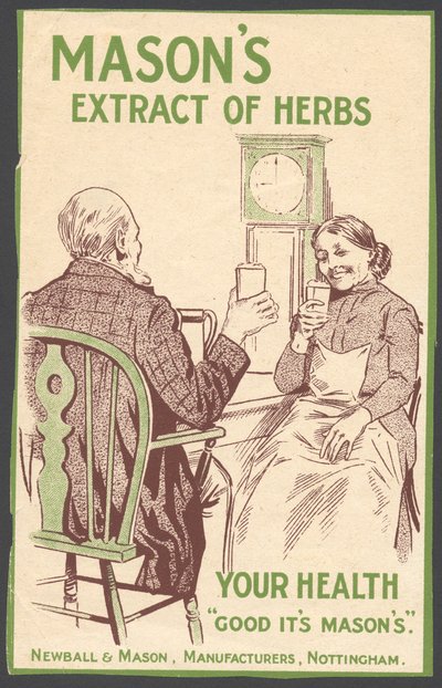 Extracto de hierbas de Newball & Mason, 1890s de Unbekannt