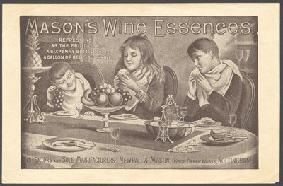 Esencias de vino de Newball & Mason, 1890s de Unbekannt