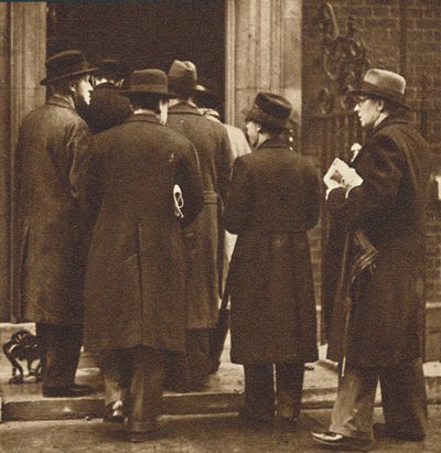 Periodistas en el No. 10, diciembre 1936 1937 de Unbekannt