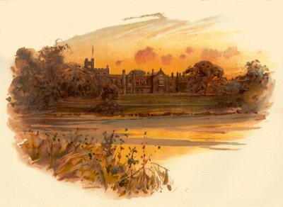 Abadía de Newstead, Nottinghamshire, c. 1890 de Unbekannt