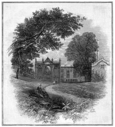 Abadía de Newstead, hogar ancestral de Lord Byron, 1888 de Unbekannt